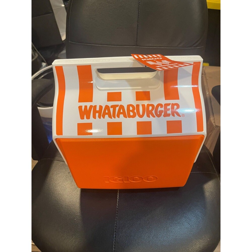 NEW Igloo Whataburger Little Playmate 7 Qt Cooler 9 Can Limited Edition USA